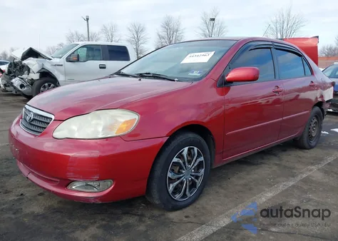 2005 Toyota Corolla Le z USA, uszkodzony, nr VIN 2T1BR30E15C555158